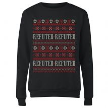 Refuted Christmas Women's T-Shirt - Black - 3XL