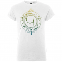 Harry Potter Wingardium Leviosa Swish And Flick Men's White T-Shirt - S