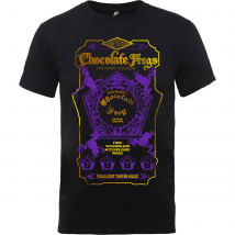 Harry Potter Honeydukes Purple Chocolate Frogs Men's Black T-Shirt - S