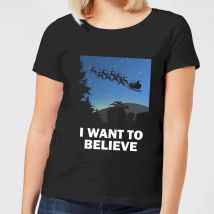 I Want To Believe Women's T-Shirt - Black - 5XL