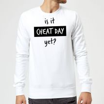 Is it Cheat Day Sweatshirt - White - L - White