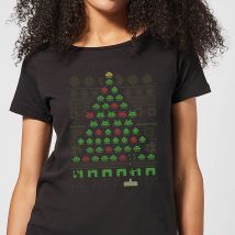 Invaders From Space Women's T-Shirt - Black - 3XL