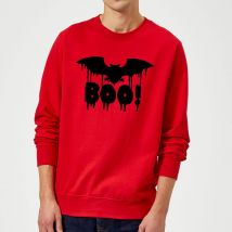 Boo Bat Sweatshirt - Red - S - Red