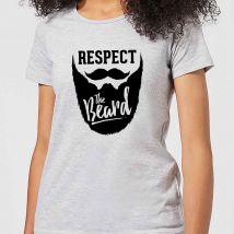 Respect the Beard Women's T-Shirt - Grey - M - Grey