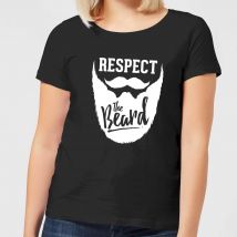 Respect the Beard Women's T-Shirt - Black - 3XL