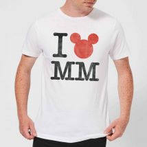 Disney Mickey Mouse I Heart MM T-Shirt - Weiß - 5XL