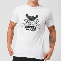 Disney Mickey Mouse MirroRot T-Shirt - Weiß - 5XL