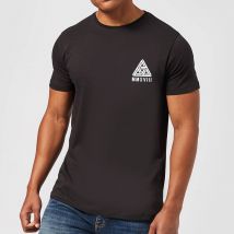 T-Shirt Homme Abstract Triangle - Noir - 5XL