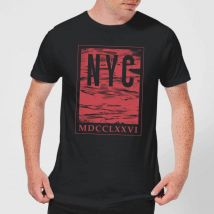 T-Shirt Homme NYC Roman - Noir - 5XL