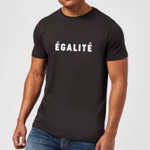 T-Shirt Homme Égalité - Noir - 5XL