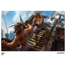 Sea of Thieves Limited Edition Kunstdruck - Klirrende Entermesser