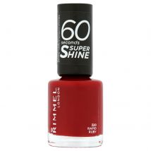 Vernis à ongles 60 Seconds Super Shine Rimmel 8 ml (disponible en plusieurs teintes) - Rapid Ruby