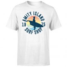T-Shirt Homme Les Dents de la mer - Amity Surf Shop - Blanc - 5XL