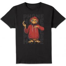 T-Shirt Homme E.T. l'extra-terrestre - Téléphone Maison Effet - Noir - 3XL