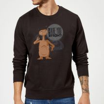 ET Where Are You From Pullover - Schwarz - S