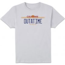 Zurück In Die Zukunft Outatime Plate T-Shirt - Weiß - 4XL