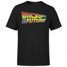 Zurück In Die Zukunft Classic Logo T-Shirt - Schwarz - S