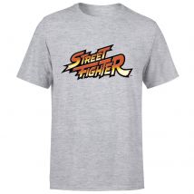 Street Fighter Logo Mens T-Shirt - Grau - M