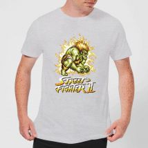 Street Fighter Blanka 16-bit Mens T-Shirt - Grau - XXL
