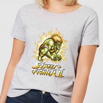 Street Fighter Blanka 16-bit Damen T-Shirt - Grau - L