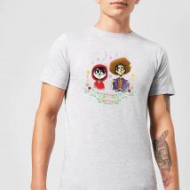 Coco Miguel And Hector Men's T-Shirt - Grey - 5XL