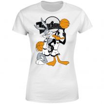 Space Jam Bugs Und Daffy Time Squad Damen T-Shirt - Weiß - M