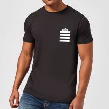 T-Shirt Homme Taz Poche à Rayures Looney Tunes - Noir - L
