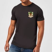 T-Shirt Homme Wile E Coyote Fausse Poche Looney Tunes - Noir - 4XL