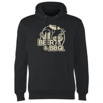 Beer & BBQ Hoodie - Black - S