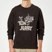 Tom & Jerry Circle Pullover - Schwarz - L