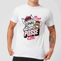 Tom & Jerry Posse Cat Herren T-Shirt - Weiß - 5XL