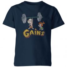 The Flintstones Distressed Bam Bam Gains Kids' T-Shirt - Navy - 3-4 Years - Navy