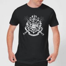 Harry Potter Hogwarts House Crest Herren T-Shirt - Schwarz - 4XL