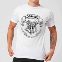 Harry Potter Hogwarts Crest Herren T-Shirt - Weiß - 5XL