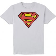DC Originals Official Superman Shield Herren T-Shirt - Weiß - 3XL