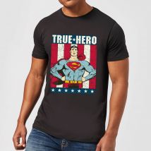 DC Originals Superman True Hero Herren T-Shirt - Schwarz - XL