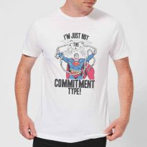 DC Originals Superman Commitment Type Men's T-Shirt - White - L - White