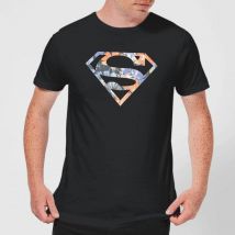 DC Originals Floral Superman Herren T-Shirt - Schwarz - S