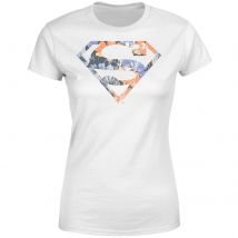 DC Originals Floral Superman Damen T-Shirt - Weiß - M