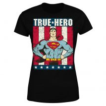DC Originals Superman True Hero Damen T-Shirt - Schwarz - S