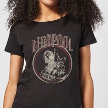 Marvel Deadpool Vintage Circle Damen T-Shirt - Schwarz - M