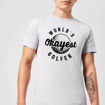 World's Okayest Golfer Men's T-Shirt - Grey - L - Grey