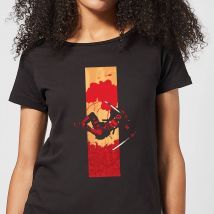 Marvel Deadpool Blood Strip Damen T-Shirt - Schwarz - M