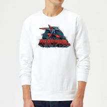 Marvel Deadpool Sword Logo Pullover - Weiß - M