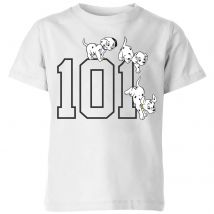Disney 101 Dalmatiner 101 Doggies Kinder T-Shirt - Weiß - 9-10 Jahre