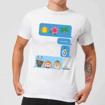 Die Eiskönigin I Love Heat Emoji Herren T-Shirt - Weiß - 5XL