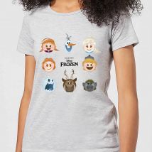 Die Eiskönigin Emoji Heads Damen T-Shirt - Grau - XL