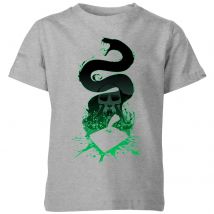 Harry Potter Nagini Silhouette Kinder T-Shirt - Grau - 3-4 Jahre