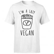 Lazy Vegan Men's T-Shirt - White - M - White