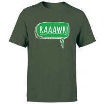 Raaawr Men's T-Shirt - Forest Green - XL - Forest Green